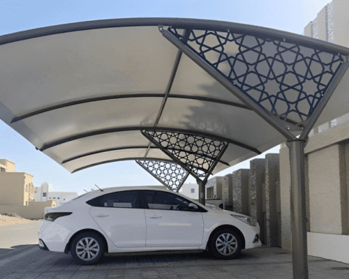 مظلات سيارات خارجية بالرياض